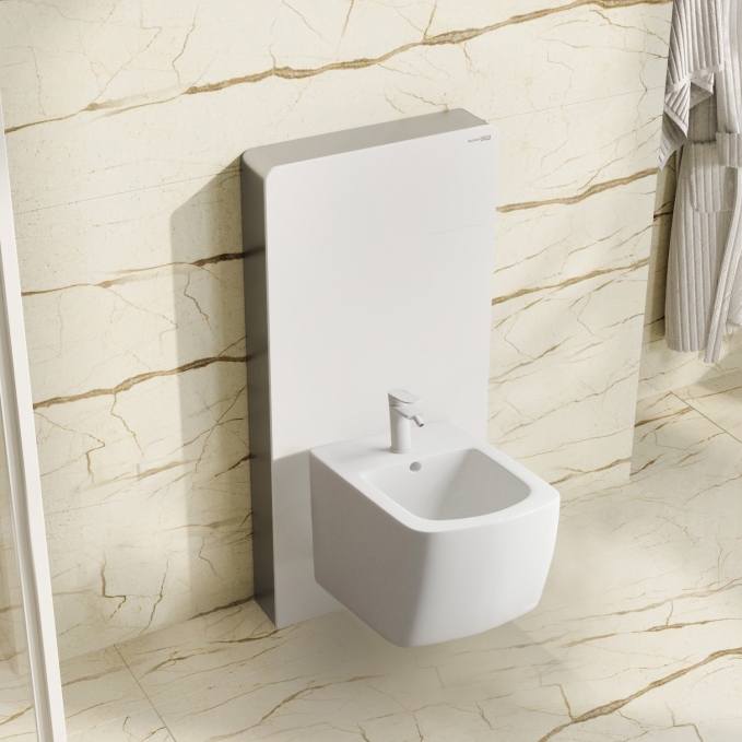 Пристенный модуль системы инсталляции для биде WasserKRAFT Naab 86BDT.050.WH