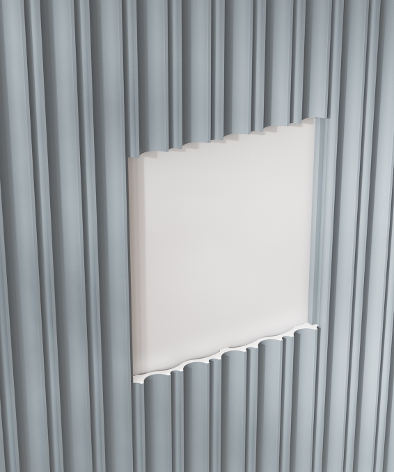 Стеновая панель Cosca Decor RP003, 156х12x2800 мм, Экополимер Стеновая панель Cosca Decor RP003, 156х12x2800 мм, Экополимер