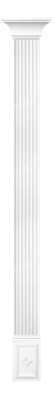 Комплект Decomaster 92824-SET1: пилястра 92824, капитель 92824-3, пилястра 92824-2
