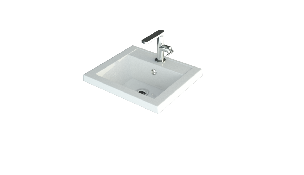 Мебельная раковина Madera Alice 4627173210294 50 см белая глянцевая