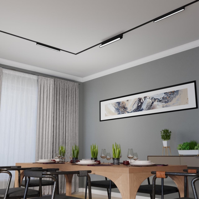 Трековый светильник для низковольтного шинопровода IP20 LED 18W 48V 4000K 1080Лм SMAL SHINO NT23 186 NOVOTECH 359082, фото в интерьере 2