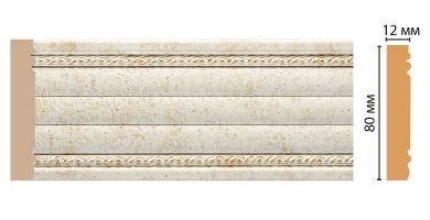 Молдинг Decomaster 150-41 ДМ, 80x12x2400 мм