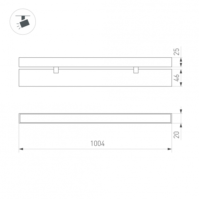 Светильник MAG-FLAT-FOLD-25-S1004-30W Warm3000 (BK, 100 deg, 24V), Arlight, 034242, изображение 3 Светильник MAG-FLAT-FOLD-25-S1004-30W Warm3000 (BK, 100 deg, 24V), Arlight, 034242, изображение 3