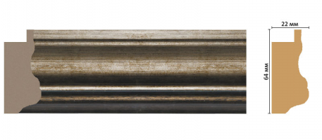 Багет Decomaster FM11-2, 70x30x2850 мм Багет Decomaster FM11-2, 70x30x2850 мм