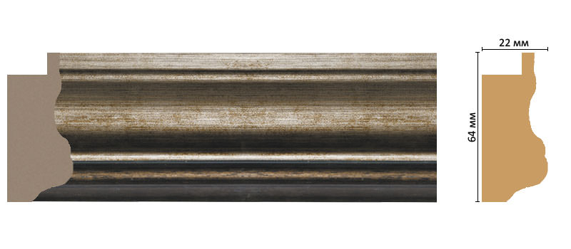 Багет Decomaster FM11-2, 70x30x2850 мм Багет Decomaster FM11-2, 70x30x2850 мм