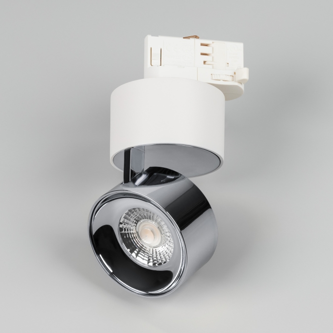 Светильник SP-PLURIO-TRACK-4TR-R77-9W Warm3000 (WH-CHR, 36 deg, 230V), Arlight, 038118, изображение 3