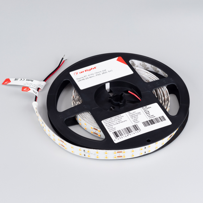 Светодиодная лента RT-A196-15mm 24V Warm3000 CRI98 (20 W/m, IP20, 2835, 5m), Arlight, 025152(2), изображение 2 Светодиодная лента RT-A196-15mm 24V Warm3000 CRI98 (20 W/m, IP20, 2835, 5m), Arlight, 025152(2), изображение 2