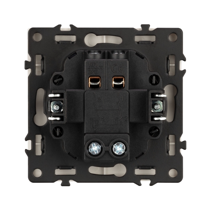 Механизм выключателя одноклавишный перекрёстный SWT-NOBE-MKX1-SFPL-IS (230V, 10A), Arlight, 059429, изображение 2 Механизм выключателя одноклавишный перекрёстный SWT-NOBE-MKX1-SFPL-IS (230V, 10A), Arlight, 059429, изображение 2