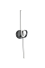 Настенный светильник (бра) Направление / Line 17 Вт LED, Freya, FR6102WL-L16B