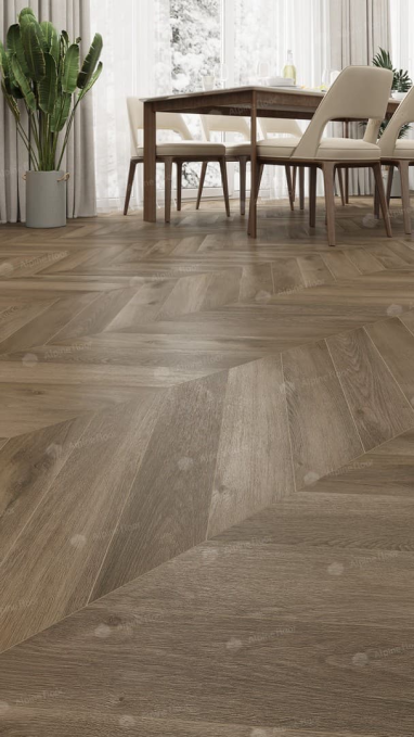 Каменный ламинат SPC Alpine Floor Chevron Alpine Дуб Насыщенный, ECO 18-4 MC Каменный ламинат SPC Alpine Floor Chevron Alpine Дуб Насыщенный, ECO 18-4 MC