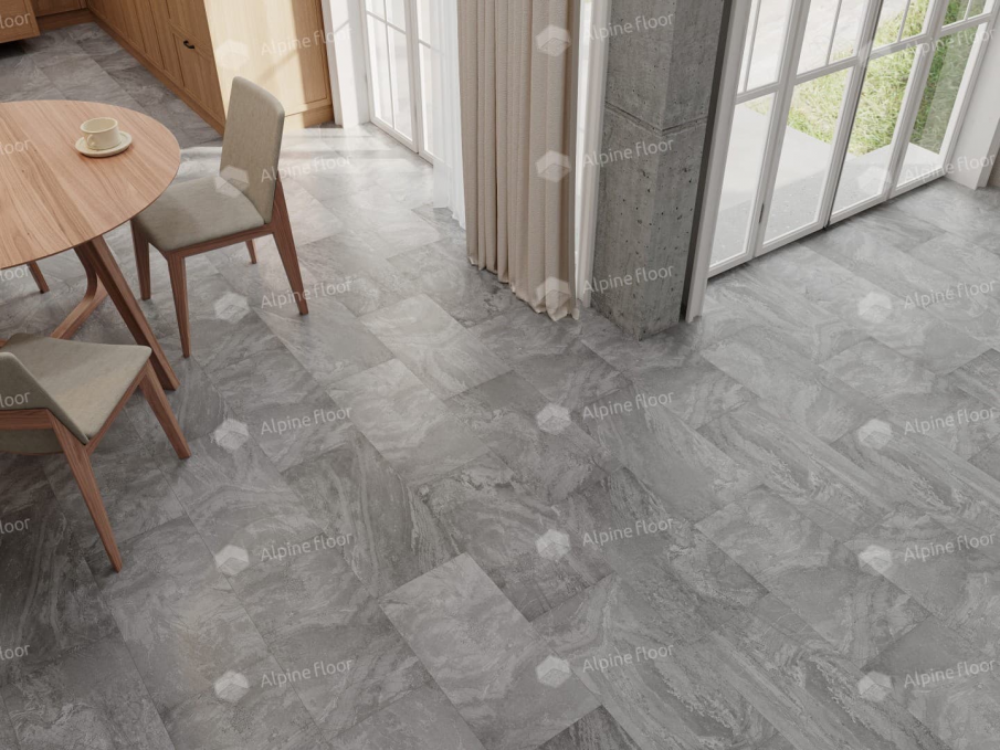 Кварцвиниловая плитка Alpine Floor Light Stone Хэмпшир, ECO-15-11