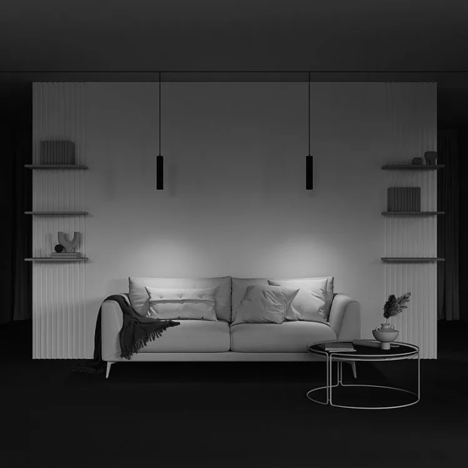 Трековый подвесной светильник Фокус / Focus Led S35, Maytoni, TR016-2-12W4K-B-1 Трековый подвесной светильник Фокус / Focus Led S35, Maytoni, TR016-2-12W4K-B-1