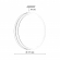 Светильник LED 48Вт 4000К D415 IP43 NOHAVA BROWN COLOR SN 152 СОНЕКС 7668/DL, схема товара Светильник LED 48Вт 4000К D415 IP43 NOHAVA BROWN COLOR SN 152 СОНЕКС 7668/DL, схема товара