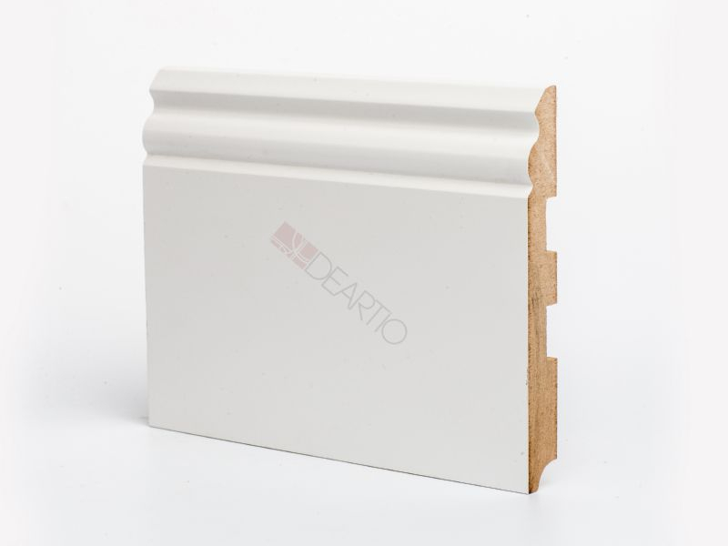 Плинтус Deartio U105-150 Белый, 150x16x2050 мм Плинтус Deartio U105-150 Белый, 150x16x2050 мм