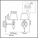 Бра Е14 1*40W 220V VERMONT CLASSI LN26 048 LUMION 8275/1W, схема товара Бра Е14 1*40W 220V VERMONT CLASSI LN26 048 LUMION 8275/1W, схема товара