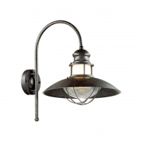 Уличный настенный светильник IP44 E27 1*60W DANTE NATURE ODL19 705 ODEON LIGHT 4164/1WA