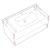Раковина-моноблок Sapbox SB-WF-CT-80M316 80 см белый мрамор с ящиком Раковина-моноблок Sapbox SB-WF-CT-80M316 80 см белый мрамор с ящиком