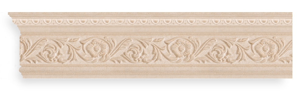 Карниз, плинтус потолочный Decomaster D214-18DДМ, 150x38x2400 мм