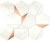 Мозаика Atlas Concorde Marvel Shine Calacatta Delicato Gold Hex Shiny 25.1x29, A4WT