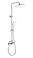Душевая стойка со смесителем Wonzon & Woghand WW-B3200-CR хром глянцевая Душевая стойка со смесителем Wonzon & Woghand WW-B3200-CR хром глянцевая