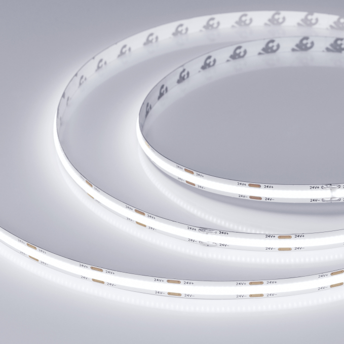 Светодиодная лента герметичная COB-NANO-X544-8mm 24V White6000 (11.5W/m, IP65, CSP, 5m), Arlight, 031906(1), изображение 1 Светодиодная лента герметичная COB-NANO-X544-8mm 24V White6000 (11.5W/m, IP65, CSP, 5m), Arlight, 031906(1), изображение 1