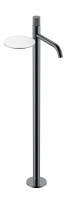 Смеситель напольный Boheme Stick 120-SGM.3 глянцевый графит