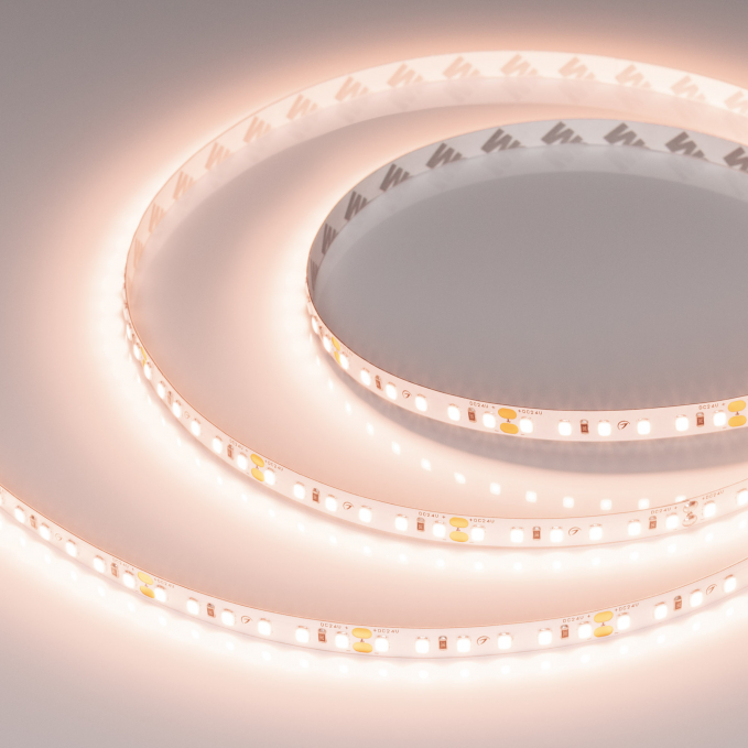 Светодиодная лента RT-A120-8mm 24V Peach Fuzz (9.6 W/m, IP20, 5m), Arlight, 047719, изображение 1 Светодиодная лента RT-A120-8mm 24V Peach Fuzz (9.6 W/m, IP20, 5m), Arlight, 047719, изображение 1