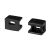 Заглушка PLINTUS-FANTOM-BENT BLACK с отверстием, Arlight, 043905