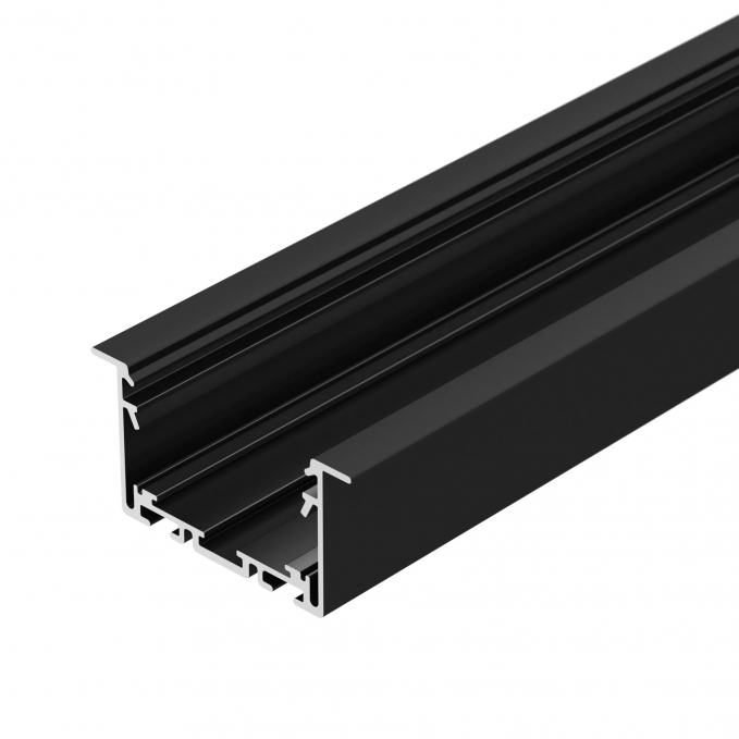 Профиль S2-LINIA69-F-2500 SEAMLESS BLACK, Arlight, 033534, изображение 2 Профиль S2-LINIA69-F-2500 SEAMLESS BLACK, Arlight, 033534, изображение 2