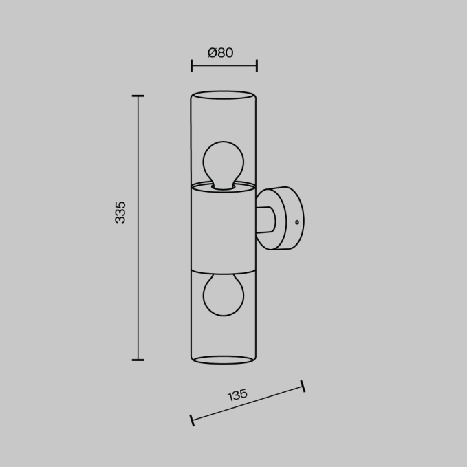 Настенный светильник (бра) Трапп / Trupp 3000K 10Вт IP 54, O429WL-L10GF3K, изображение 7 Настенный светильник (бра) Трапп / Trupp 3000K 10Вт IP 54, O429WL-L10GF3K, изображение 7