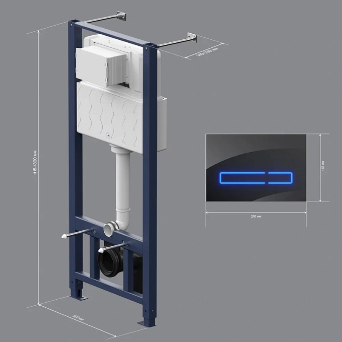 Инсталляция AM.PM Pro I012704.50A38 Инсталляция AM.PM Pro I012704.50A38