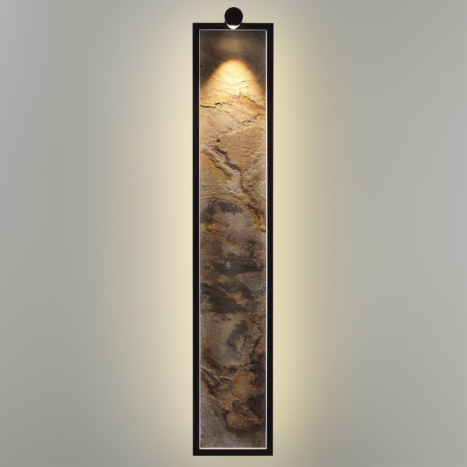 Настенныйсветильн. со спотом LED 35W 3000K STOFLAKE L-VISION ODL24 212 ODEON LIGHT 5078/35WL, фото на цветном фоне 1