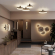 Настенныйсветильн. со спотом LED 35W 3000K STOFLAKE L-VISION ODL24 212 ODEON LIGHT 5078/35WL, композиция 5