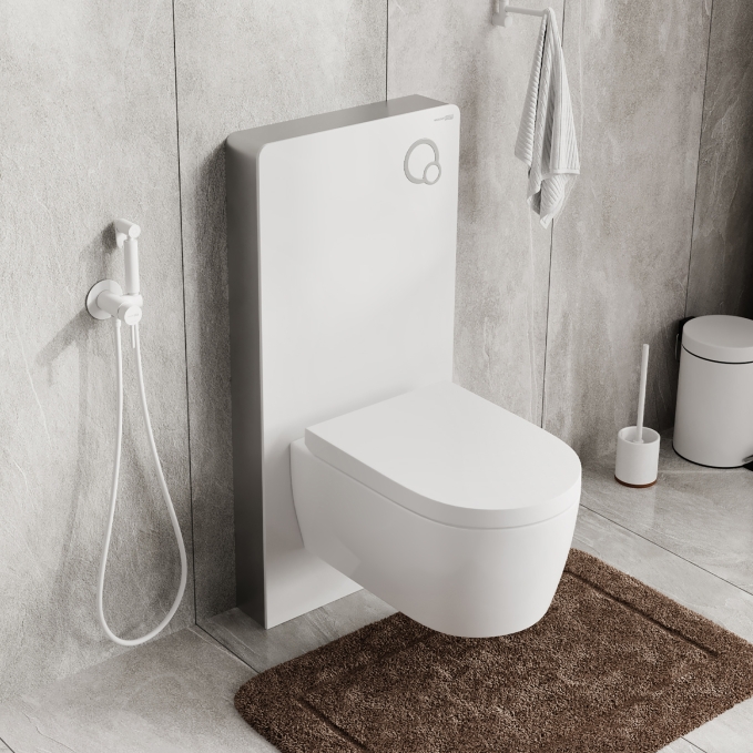 Пристенный модуль системы инсталляции для унитазов WasserKRAFT Naab 86TLT.040.PE.WH Пристенный модуль системы инсталляции для унитазов WasserKRAFT Naab 86TLT.040.PE.WH