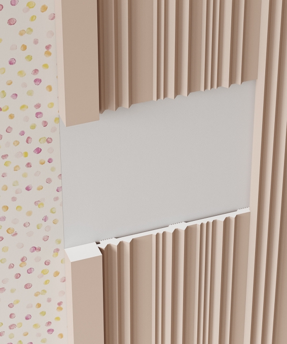Стеновая панель Cosca Decor RP005, 156х12x2800 мм, Экополимер Стеновая панель Cosca Decor RP005, 156х12x2800 мм, Экополимер