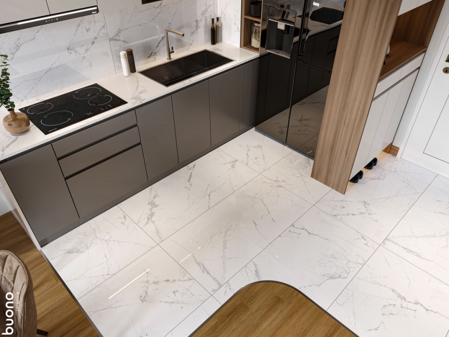 Керамогранит Buono Ceramica Marble Maelstrom Flame Punch Carving 60x120, MHS4413PC