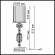 Настольная лампа E14 1*40W TERRA MODERN ODL_EX26 023 ODEON LIGHT 5414/1T, схема товара Настольная лампа E14 1*40W TERRA MODERN ODL_EX26 023 ODEON LIGHT 5414/1T, схема товара