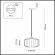 Подвес E27 60W BINGA PENDANT ODL21 409 ODEON LIGHT 4746/1, схема товара Подвес E27 60W BINGA PENDANT ODL21 409 ODEON LIGHT 4746/1, схема товара