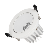 Светильник MS-FORECAST-BUILT-TURN-R102-12W Warm3000 (WH-WH, 32 deg, 230V), Arlight, 037188(1)
