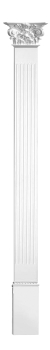 Комплект Decomaster DK-82220-SET1: пилястра DK-82220, капитель DK-82221, основание DK-82222
