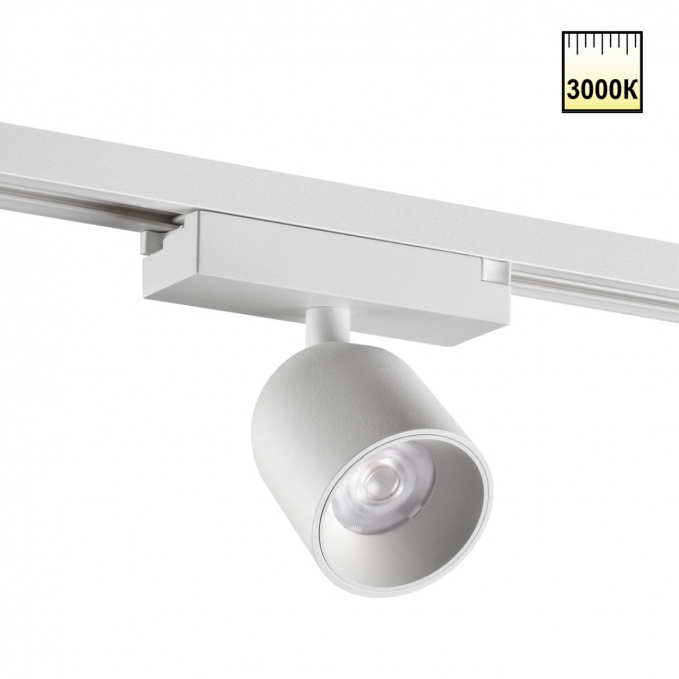 Светильник трековый однофазный трехжильный IP20 LED 10W 180-265V 3000К SOLETTE PORT NT25 278 NOVOTECH 359809, изображение 1 Светильник трековый однофазный трехжильный IP20 LED 10W 180-265V 3000К SOLETTE PORT NT25 278 NOVOTECH 359809, изображение 1