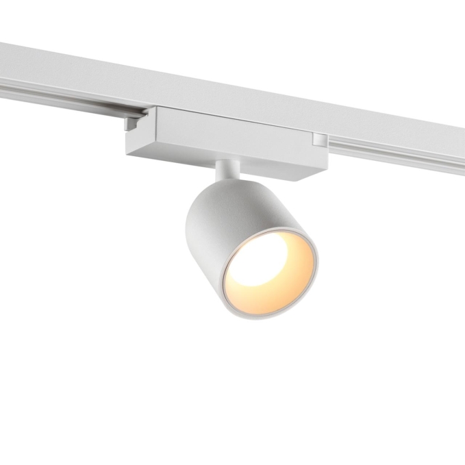 Светильник трековый однофазный трехжильный IP20 LED 10W 180-265V 3000К SOLETTE PORT NT25 278 NOVOTECH 359809, фото на белом фоне Светильник трековый однофазный трехжильный IP20 LED 10W 180-265V 3000К SOLETTE PORT NT25 278 NOVOTECH 359809, фото на белом фоне