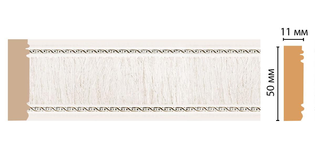 Молдинг Decomaster 156-7D, 51x11x2400 мм Молдинг Decomaster 156-7D, 51x11x2400 мм