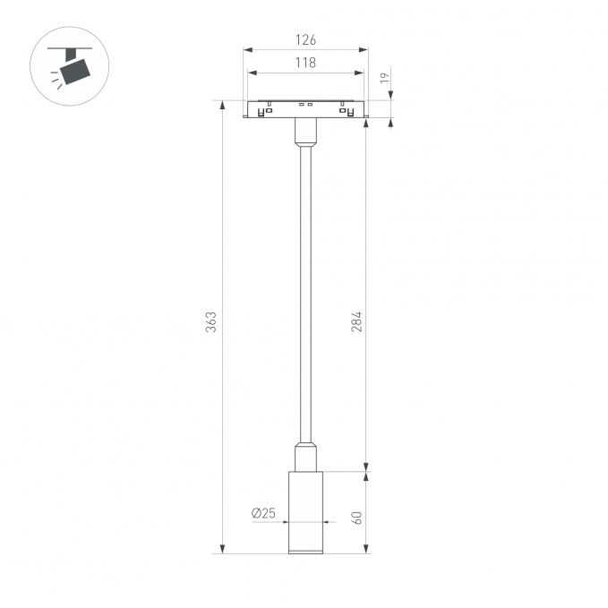 Светильник MAG-ORIENT-SPOT-FLEX-R25-3W Day4000 (BK, 24 deg, 48V), Arlight, 044647, изображение 3 Светильник MAG-ORIENT-SPOT-FLEX-R25-3W Day4000 (BK, 24 deg, 48V), Arlight, 044647, изображение 3