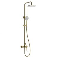 Душевая стойка со смесителем Wonzon & Woghand WW-B2166-A-BG золото брашированная Душевая стойка со смесителем Wonzon & Woghand WW-B2166-A-BG золото брашированная