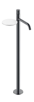 Смеситель напольный Boheme Stick 120-SGM.4 глянцевый графит
