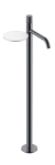 Смеситель напольный Boheme Stick 120-SGM.4 глянцевый графит