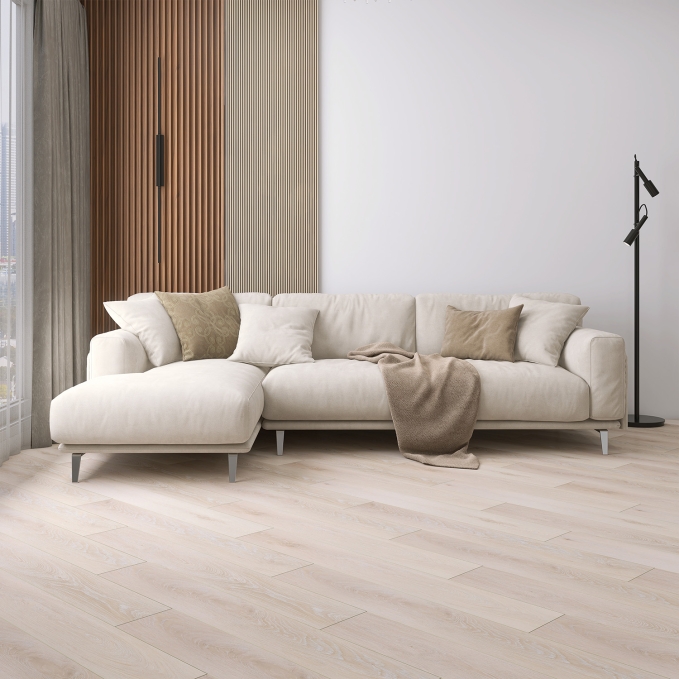 Каменный SPC ламинат FloorWood Unit 3955 Дуб Шиммер