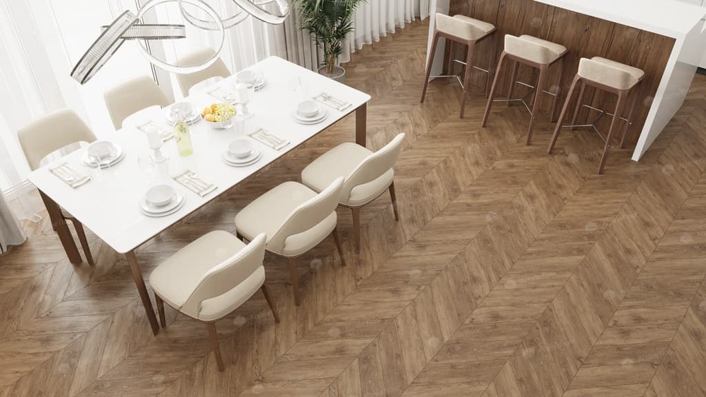 Каменный ламинат SPC Alpine Floor Chevron Alpine Гевуина, ECO 18-10 MC Каменный ламинат SPC Alpine Floor Chevron Alpine Гевуина, ECO 18-10 MC