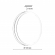 Светильник LED 76Вт 3000/4000/6000К D500 IP43 CCT NOHAVA BROWN COLOR SN 152 СОНЕКС 7668/ELN, схема товара